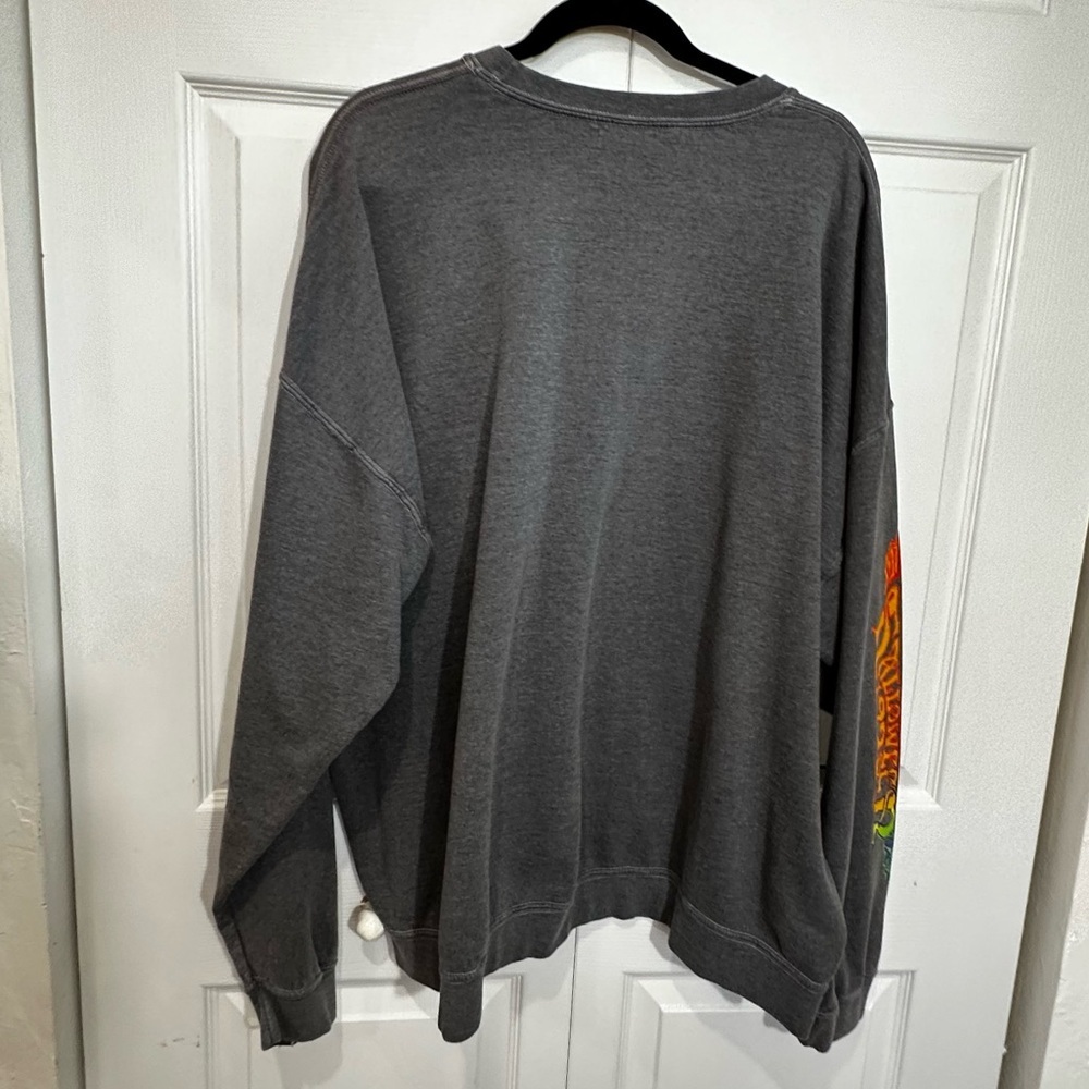 Grateful Dead Halloween 1970 Graphic Sweatshirt in Heather Gray, Size SM/MD (Fit - Picture 6 of 13